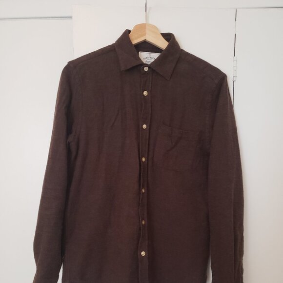 Portuguese Flannel - brown flannel shirt - Picture 1 of 5